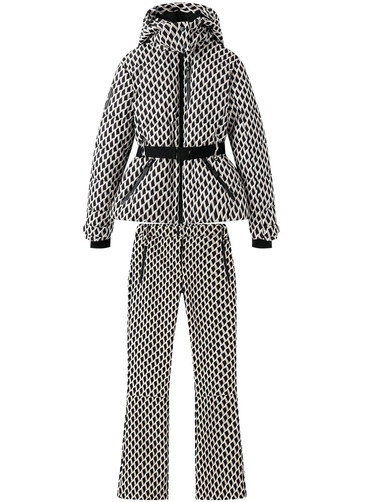 Winter Clothing Women Sale - Damski zimowy komplet sportowy 2-częściowy z