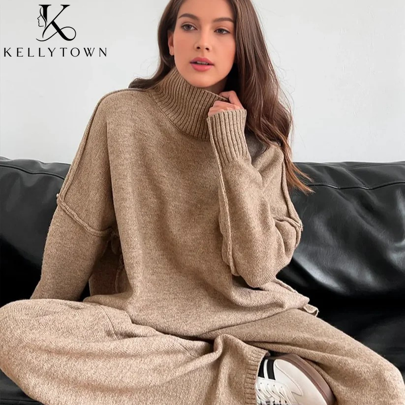 Winter Clothing Women Sale - Komplet dzianinowy na jesień i zimę