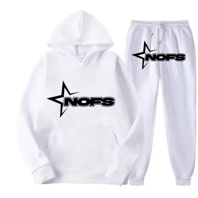 Winter Clothing For Men - Męski dres streetwearowy z kapturem 2026,