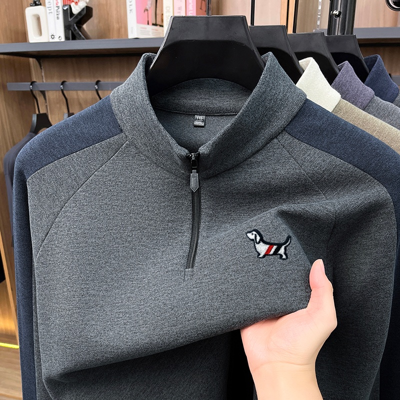 Nowa męska koszulka z półgolfe – Winter Clothing For Men recenzja i cena