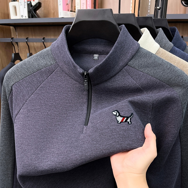 Nowa męska koszulka z półgolfe – Winter Clothing For Men recenzja i cena