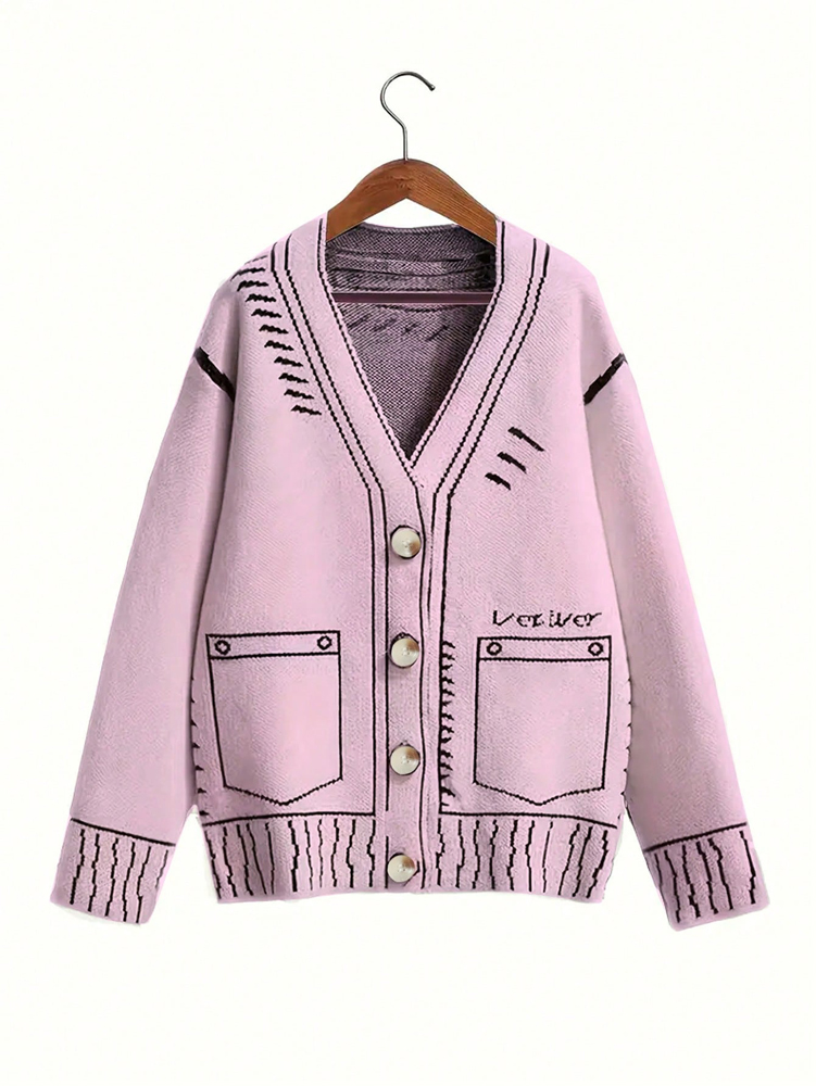 Damski kardigan zapinany na gu – Winter Clothing Women Sale recenzja i cena