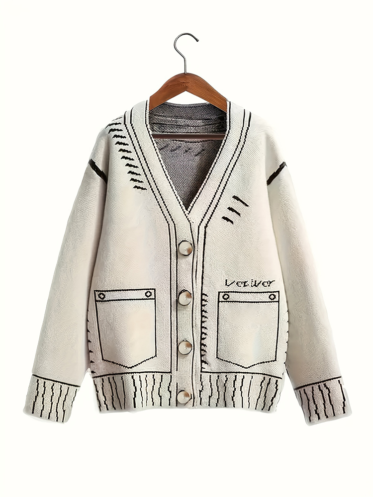 Damski kardigan zapinany na gu – Winter Clothing Women Sale recenzja i cena
