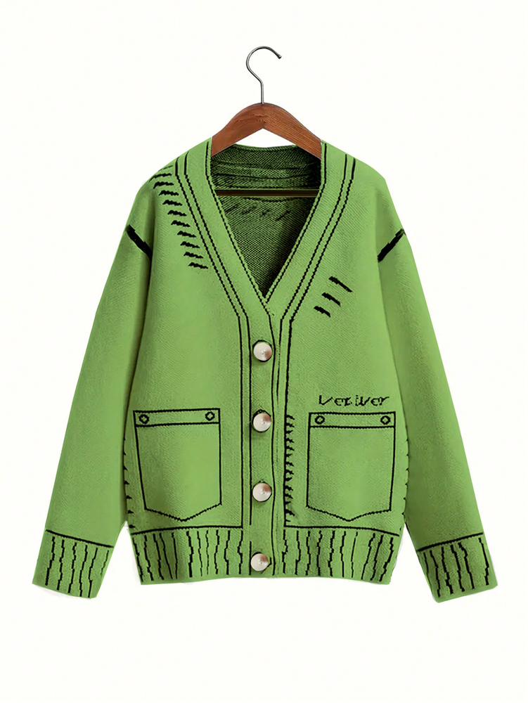 Damski kardigan zapinany na gu – Winter Clothing Women Sale recenzja i cena