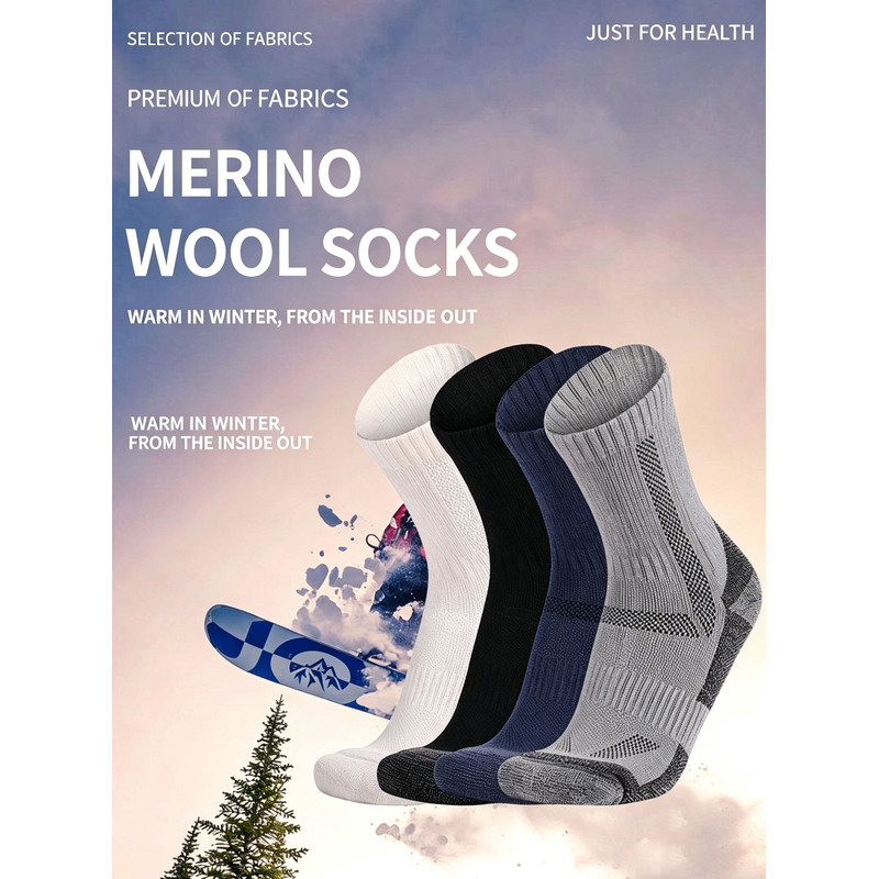 5 par męskich grubych skarpet  – Thermal Sock Merino recenzja i cena