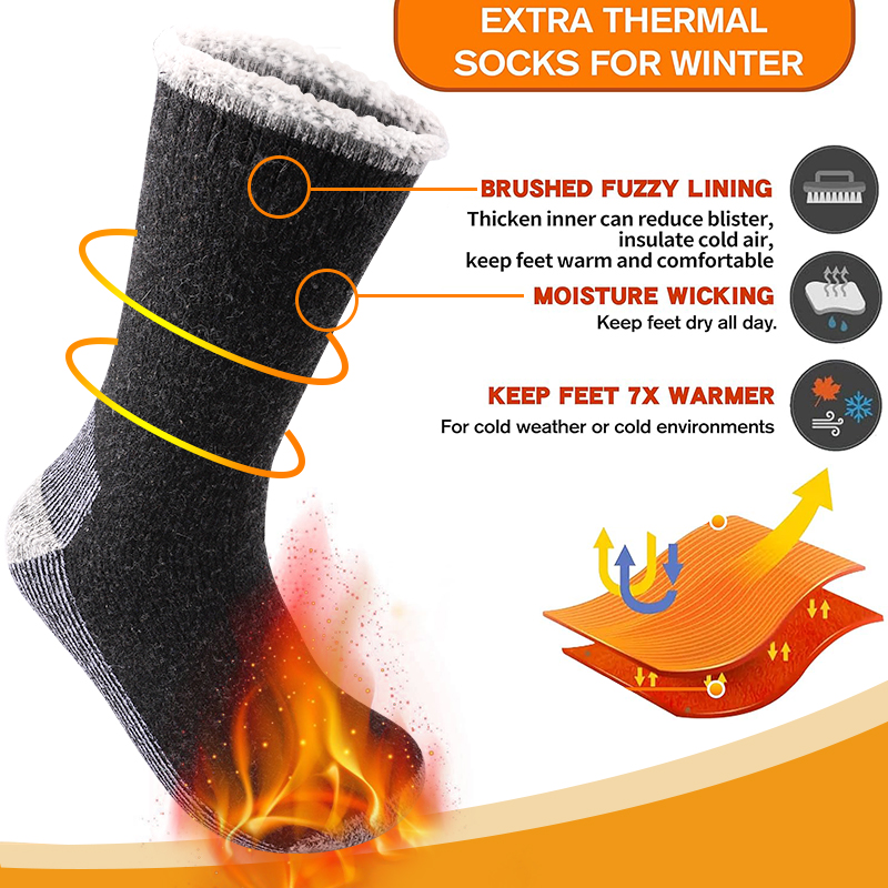 1 Para Męskich Ciepłych Skarpe – Thermal Sock Merino recenzja i cena