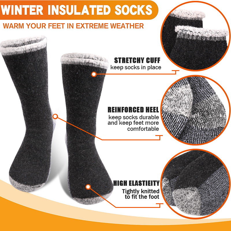 1 Para Męskich Ciepłych Skarpe – Thermal Sock Merino recenzja i cena